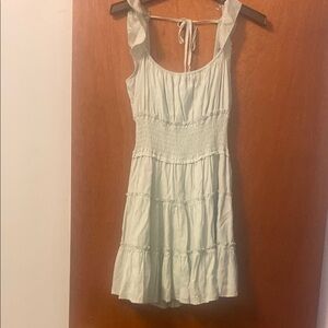 Trixxi Medium Mint Green Junior Sleeveless Dress